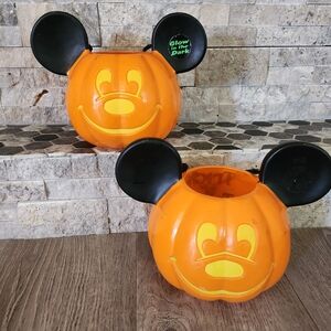 Mickey Mouse Pumpkin Buckets